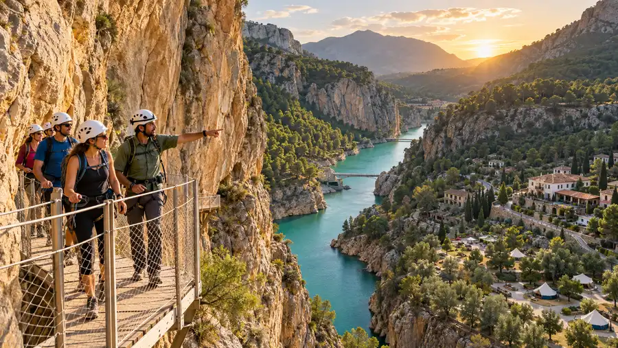 Caminito del Rey Hotels, Camping, and El Chorro Activities